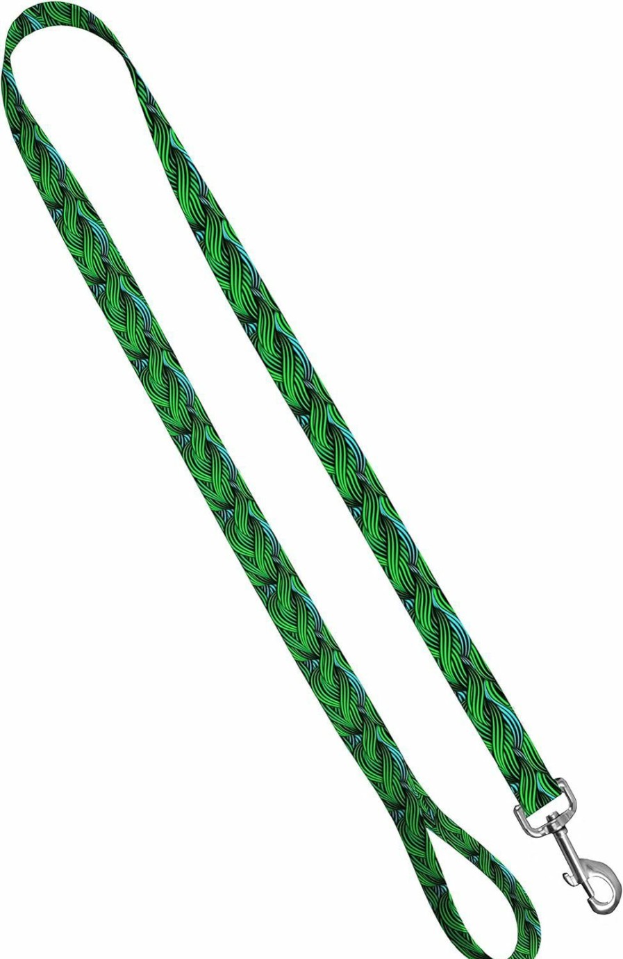 Small Animal Strapworks | Moose Pet Wear Deluxe Dog Leash - Patterned Heavy Duty Pet Leashes, Made In The Usa - 1 Inch X 6 Feet, Jungle Weave