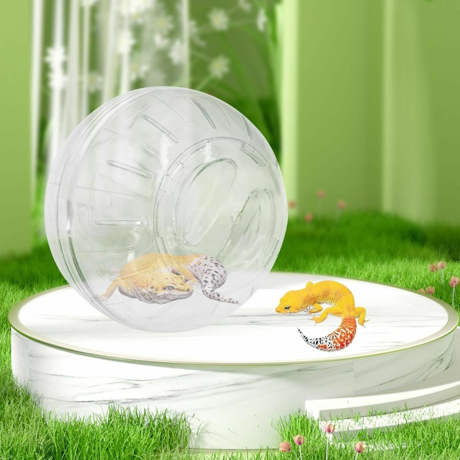 Small Animal Neeenn | Neeenn Reptile Running Ball Toy, Small Animals Cage Accessory, Tank Accessory, Suitable For Hermit Crab Hamster Rat Lizard Turtle