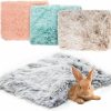 Small Animal FAITUCOS | Faitucos Guinea Pig Blankets 4 Pack, Warm Cozy Pet Cage Accessoies For Rat Hedgehog Rabbit Hamster Chinchilla Ferret Small Animals, Fleece Cage Liners Bedding Mat Washable For Cold Weather