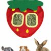 Small Animal PDSQL | Rabbit Hay Hanging Feeder,2 Holes Guinea Pig Hay Feeder Bag, Hanging 600D Oxford Fabric Storagewith Metal Snap Fastener For Guinea Pig,Chinchilla,Small Animal