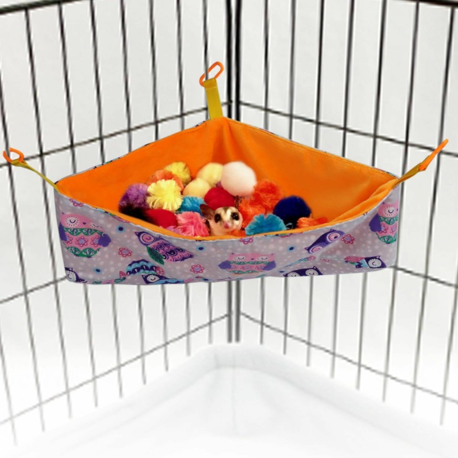 Small Animal welsoon | Welsoon Sugar Glider Toy Box Sugar Glider Hanging Hammock For Cage Sugar Glider Cage Accessories Small Animal Dig Box