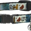 Small Animal Buckle-Down | Buckle-Down Breakaway Cat Collar - Lion King Simba, Pumba & Timon Growing Up - 1/2\" Wide - Fits 8-12\" Neck - Medium