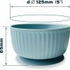 Small Animal Kotomoda | Cat Bowls With Suction Cup 13 Oz — Elevated Silicone Pet Dish With Non-Slip Bottom For Dry Food, Wet Food And Water — Silicone Water Bowl For Small Dog, Rabbit, Kittens — Microwave & Dishwasher Safe