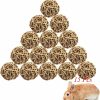 Small Animal Hamiledyi | Small Animal Ball Toy, Rabbit Activity Toy, Small Animal Chew Toys Grass Ball For Hamsters Gerbils Bunny Rabbits Guinea Pigs(10 Pcs)