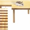 Small Animal kathson | Kathson Hamster Wooden Platform With Ladder Natural Small Animal Standing Platform Guinea Pig Cage Landscaping Platform For Small Animals Syrian Rat Golden Bear Chinchilla