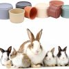 Small Animal Fuyamp | Fuyamp 8 Pcs Stacking Cups For Rabbits,Multi-Colored Reusable Stack Up Bunny Cups Of Different Sizes,Nesting Toys For Hamster And Other Small Animals Hiding Food And Playing