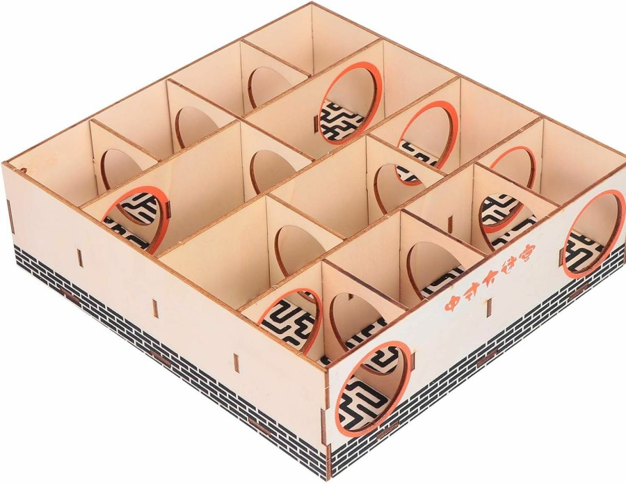 Small Animal Hemobllo | Hamster Hideout Exploring Toys Hamster Wooden Maze Tunnel Toy, Small Pet Animals Activity Gerbil Labyrinth Dwarf Hamster Play Toys Maze Tunnel Mice Wooden Funny Toy Wood Maze Hamster Toys