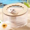 Small Animal Wenriko | Wenriko Hamster Sand Bath Box, Small Animal Bathroom & Digging Room, Hamster Litter Box, Easy To Clean, For Dwarf Hamster, Syrian Hamster, Gerbil And Other Small Animal