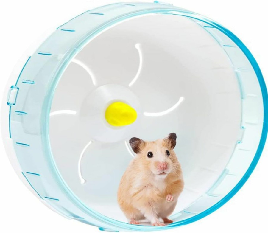 Small Animal YuanYouTong | Yuanyoutong Silent Hamster Wheel - Exercise Wheel For Syrian Hamsters - Quiet Spinner Running Wheel For Small Animals - Pet Hamsters Gerbils Mice Rats Guinea Pig Hedgehog Exercise Wheel Toy