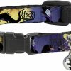 Small Animal Buckle-Down | Buckle-Down Breakaway Cat Collar - Maleficent Poses - 1/2\" Wide - Fits 9-15\" Neck - Large