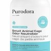 Small Animal Purodora Lab | Purodora Lab, Small Animal Cage Odor Neutralizer, Cleans & Eliminates Urine & Feces Odors, For Use In Hamster, Rabbit, Ferret & Other Small Animal Cages, Apple & Lavender Scent, 17 Oz.