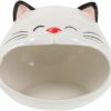 Small Animal Ipetboom | Ipetboom Hamster Hideout Cat Shape Hamster House Small Animal Hideout Hamster Ceramic Nest Hamster Bath House Small Animal Habitat For Chinchilla Hamste