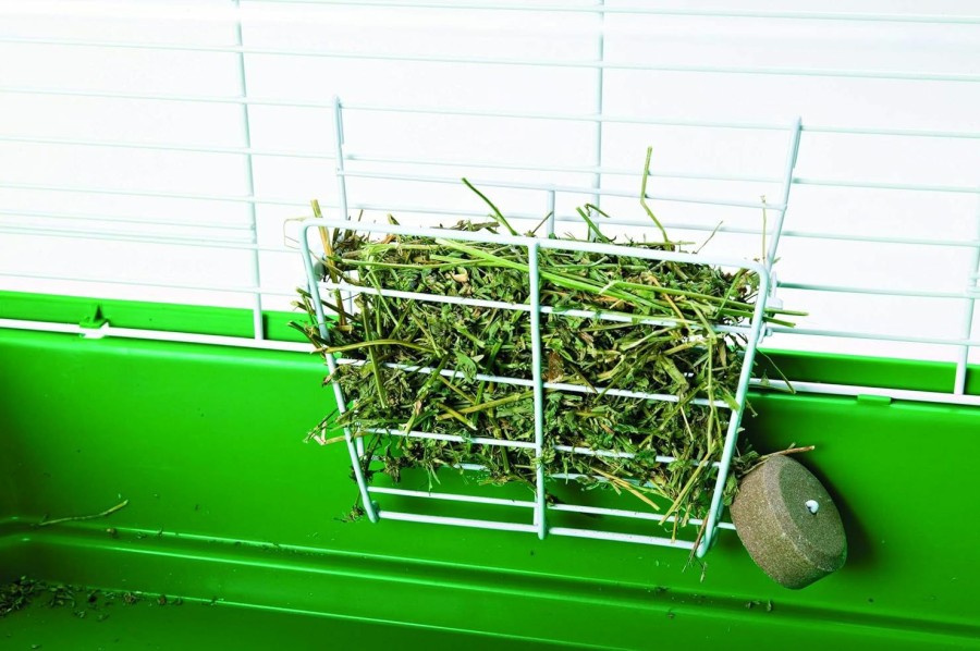 Small Animal Little Giant | Little Giant Wire Hay Rack - Pet Lodge - Hay & Grass Feeder/Manger For Rabbit, Hamster, Guinea Pig, Chinchilla, Ferret, Other Small Animals (Item No. 153171)