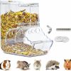 Small Animal Tnfeeon | Tnfeeon Hamsters Feeder Small Animals Automatic Dispenser Gravity Auto Dispensers Pet Pellets Food Storage Bowl For Dwarf Hamster Gerbils Mice Hedgehog Guinea Pig And Other Small Animal