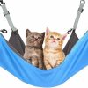 Small Animal LEFTSTARER | Leftstarer Guinea-Pig Hanging Hammock For Cage Adjustable Comfortable/Waterproof Resting Sleepy Pad For Small Pet Animal Sugar Glider Ferret Cat Playing (Small, Yellow)