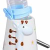 Small Animal BIGCAKE | Bigcake 125Ml Hamster Water Bottle, Ceramics Small Animals No Drip Standing Drinking Waterer With Holder For Syrian Hamster Dwarf Hamsters Mice Hedgehog Gerbil Rat (Blue)