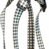 Small Animal Yellow Dog Design | Yellow Dog Design Hounds Tooth Blue And Brown Step-In Dog Harness, X-Small