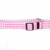 Small Animal Yellow Dog Design | Yellow Dog Design Gingham Pink Martingale Dog Collar Fits Neck 9 To 12\", X-Small/3/4