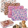 Small Animal Haull | Haull 4 Pcs Waterproof Guinea Pig Bedding Winter Guinea Pig Plush Cage Liners Soft Dog Cat Bed Mat Reversible Cozy Animal Pee Pad Hamster Bed Mat Washable For Bunny (Heart,13 X 10 Inch)