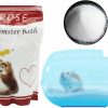 Small Animal Fhiny | Fhiny Hamster Sand Bath, Large Transparent Sand Bath Container Chinchilla Dust Bath Small Pet Grooming Sandbox Bathtub Hideout Potty Litter Cage Accessories For Gerbils Dwarf Hamsters Mice