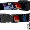 Small Animal Buckle-Down | Buckle-Down Breakaway Cat Collar - The Little Mermaid Ariel & Ursula Scenes - 1/2\" Wide - Fits 6-9\" Neck - Small