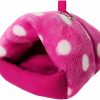 Small Animal POPETPOP | Popetpop Guinea Pig Bed - Hamster Bed Winter Warm Fleece Hedgehog Bed Guinea Pig Snuggle Sack Small Animal Bedding For Squirrel Hamster Ferret, 3.93X 3.93X 3.54In