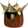 Small Animal DONGKER | Dongker Guinea Pig Hammock,Double-Layer Hanging Ferret Rat Hamster Hammock Bed For Pet Guinea Pig Chinchilla Parrot Squirrel Hedgehog