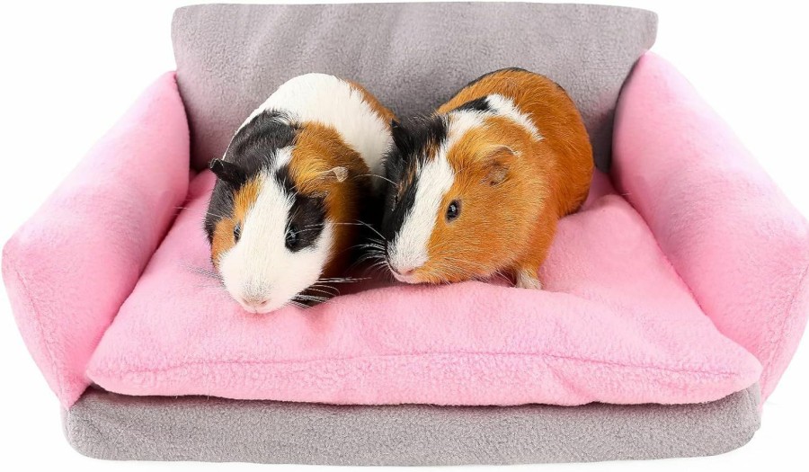 Small Animal ONEJU | Oneju Guinea Pig Bed, Guinea Pig Hideout, Rabbit Bed, Bunny Hideout, Guinea Pig Cage Accessories For Guinea Pig, Bunny, Hamster, Chinchilla, Ferret, Rabbit And Other Small Pets - Bat Shape