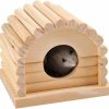 Small Animal GLOGLOW | Gloglow Hamster House, With Rosin Wooden Hamster House, Ferrets Sugar Gliders For Hamsters Birds