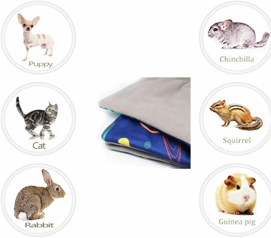 Small Animal KAMEIOU | Kameiou Polar Fleece Guinea Pig Cage Liner Bedding For Small Animals Bed Chinchilla Rat Hedgehog Polar Fleece Bunny Rabbit Midwest Guinea Pig Liner Cages Beds C&C Small Pet Blanket Mats