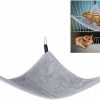 Small Animal Hffheer | Small Animal Hammock Hanging Bed Sleeper Pet Nap Cage Accessories For Parrot Sugar Glider Hamster Ferret Squirrel Guinea Pig (Gray)