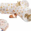 Small Animal YUEPET | Yuepet Bunny Tunnels 3 Way Play Tubes Collapsible Rabbits Toys Small Animal Hideout For Rabbits Bunny Guinea Pigs Chinchilla Sugar Glider