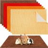 Small Animal Barydat | Barydat 8 Pcs Guinea Pig Cage Liner 24'' X 16'' Liner For Guinea Pig Cage Bedding Fast Absorbent Reusable Guinea Pig Mat Pads Washable Training Pad Animal Sleeping Bedding Mat For Chinchilla Cage