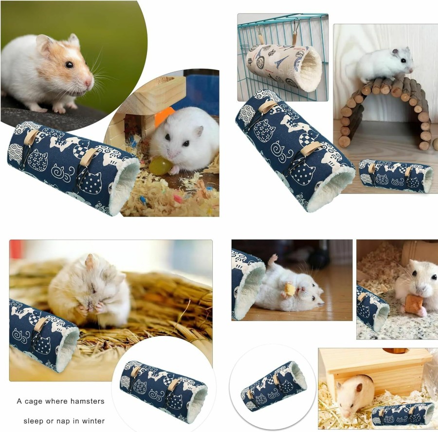 Small Animal ZBJBinCH | Zbjbinch Guinea Pig Tunnel Guinea Pig Toys, Warm Guinea Pig Hideout, Guinea Pig Tunnels And Tubes That Can Be Hung On Cage Walls, Hammock For Guinea Pig Hamster Chipmunk Squirrel Rat