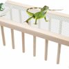 Small Animal JINGHANGER | Reptile Hammock Swing Hanging Bed, Bearded Dragon Bed Wooden Reptile Lizard Lounger Bed With Stand And Ladder Sleeping Hammock Swing Small Animal Habitat Accessories For Leopard Gecko Snake