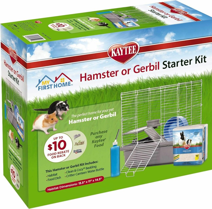 Small Animal Kaytee | Kaytee My First Home Starter Kit Habitat For Pet Hamsters Or Gerbils