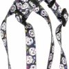 Small Animal Yellow Dog Design | Yellow Dog Design Sugar Skulls Black Roman Style H Dog Harness-Small/Medium-3/4 And Fits Chest 14 To 20\"