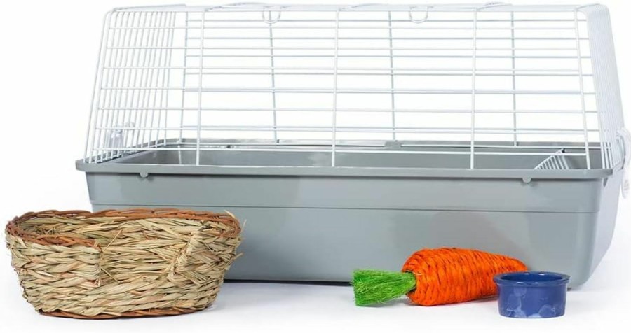 Small Animal Prevue Pet Products | Prevue Pet Products Bella Rabbit Cage Kit - Gray