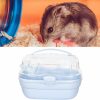 Small Animal Pssopp | Hamster Cage,Portable Carrier Hamster Carry Case Cage Small Animal Carry Case For Outdoor Travel (Cream Blue)