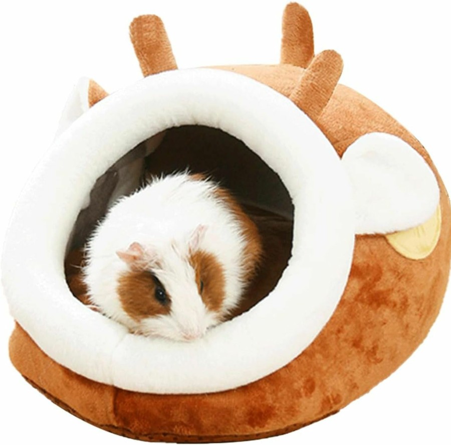 Small Animal EAEDMY | Eaedmy Guinea Pig Bed House & Hideout For Rat Bearded Dragon Hedgehog Ferret To Sleep And Hide, Guinea Pig Cage Accessories Habitat Decor (X-Large, 2.Giraffe)