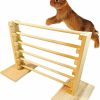 Small Animal Acsist | Acsist Rabbit Jump Bar Natural Wood Guinea Pig Obstacle Game Activity Toys Adjustable Height Training Hurdles Exercise For Bunny Dwarf Rabbit Chinchilla