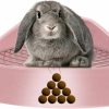 Small Animal ULTECHNOVO | Ultechnovo Rabbit Bedding Rabbit Mini Toilet Guinea Pig Toilet 1Pc Pet Rabbit Litter Box Potty Pet Toilet Ceramic Rabbit Cage Accessory Bunny Toilet Small Pet Toilet Hamster Sand