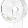 Small Animal Marchul | Marchul Silent Hamster Exercise Wheel - Quiet Spinner Hamster Running Wheels For Dwarf Hamster Syrian Hamsters(6.7 Inch, Transparent)