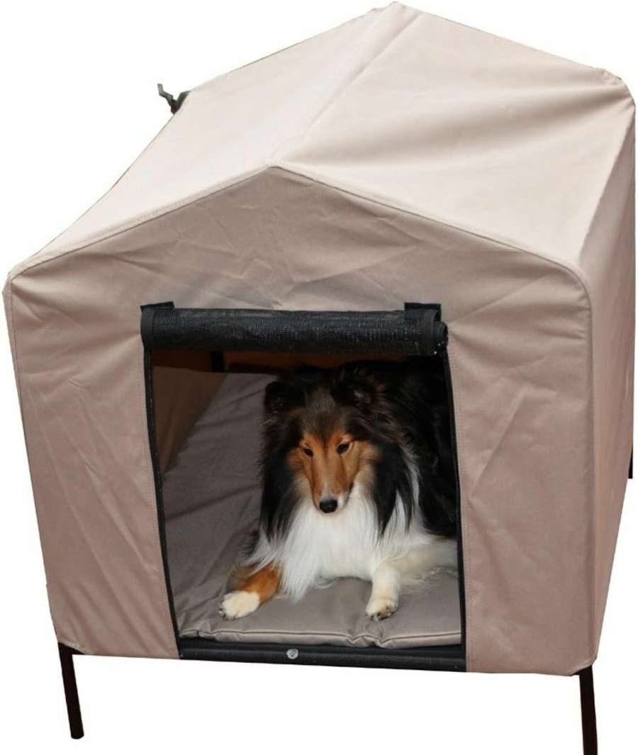 Small Animal Back on Track | Cool Runners Medium 33\" Deep X 28\" Wide X 32\" High Elevated Dog Bed/House/Retreat