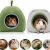 Small Animal YUEPET | Yuepet Guinea Pig Bed 2 Pack - Washable Guinea Pig Cage Accessories Small Animal Bed Hideout For Guinea Pig, Chinchilla, Hamsters, Hedgehog