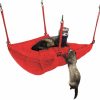 Small Animal 2 Brothers Wholesale | 2 Brothers Wholesale Ferret Hammock For Cage - Plush Double Bunk Bed Hanging Clips - Perfect For 2 Or More Small Pets! (Rats, Ferrets, Hamsters, Guinea Pigs, Chinchillas & Squirrels) - Pink