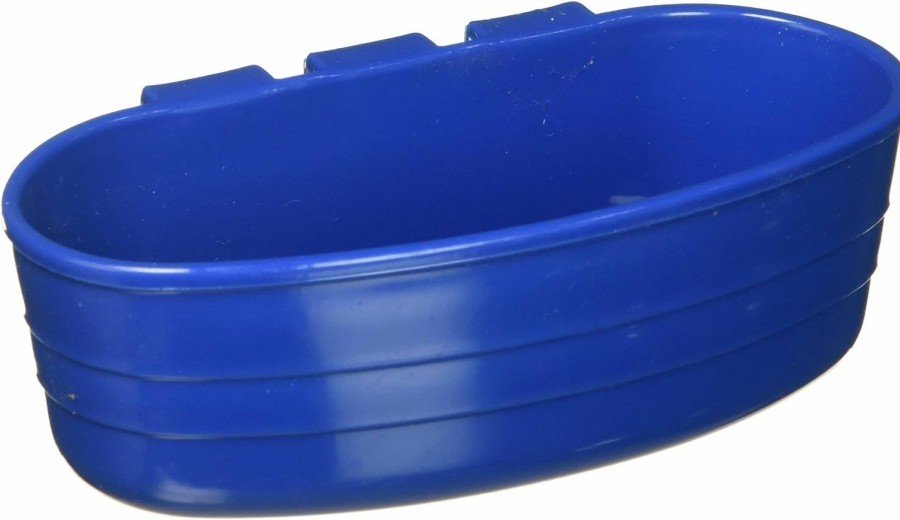 Small Animal Miller | Miller Manufacturing Acu1Blue 1/2 Pint Cage Cups, Blue