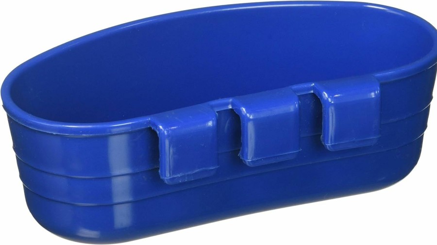 Small Animal Miller | Miller Manufacturing Acu1Blue 1/2 Pint Cage Cups, Blue