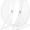 Small Animal iplusmile | Iplusmile Hamster Cage Hamster Wheel, Metal Hamster Exercise Wheel Silent Running Wheel Play Toy For Hamsters Gerbils Squirrel Mice Guinea Pigs Hedgehogs Small Pet, 8 Inch (Black) Hamster Cages