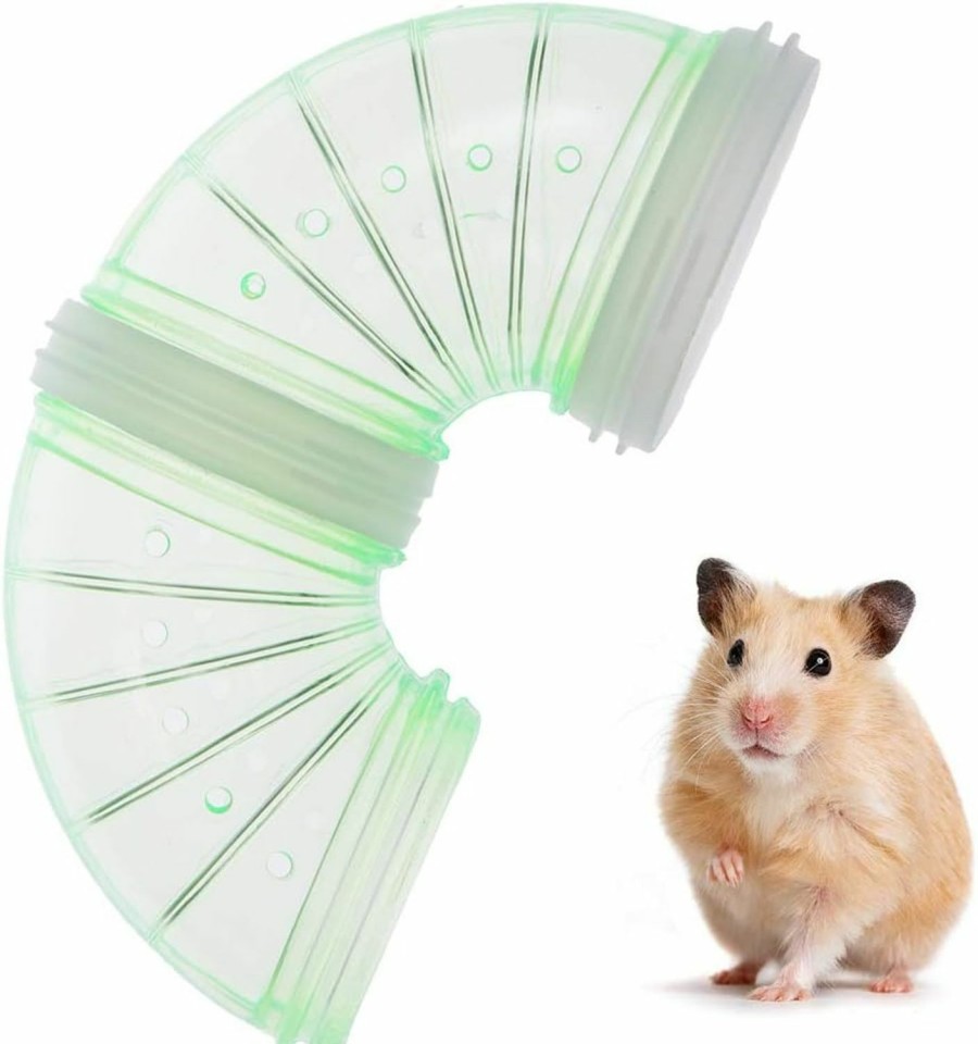 Small Animal POPETPOP | Hamster Tube Set,S-Shape Curved Pipe Pet Cage Tunnel Diy Assorted Hamster Cage Toy Fun Tunnel For Small Animals Like Rat,Syrian Hamster,Gerbil Tunnel